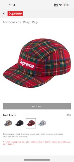 Supreme Locharron Camp Cap