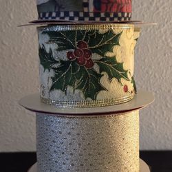 Red And Gold Ribbon Lot