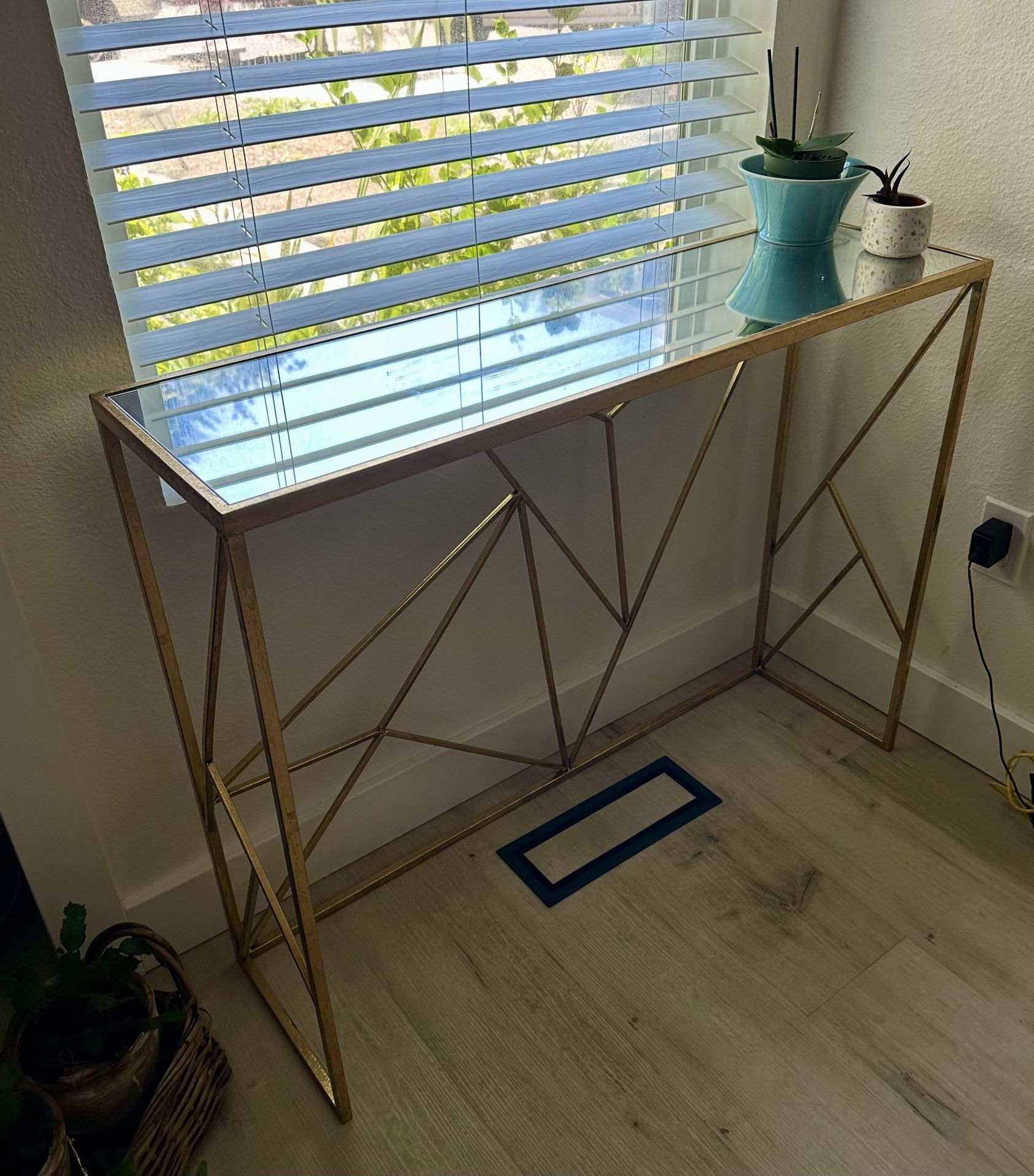 Mirror Console Table
