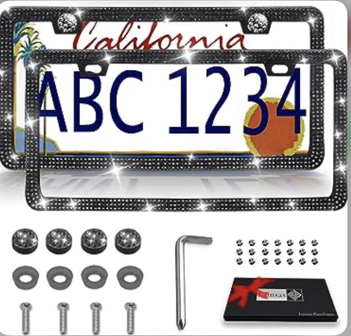 Bling License Plate Frame for Sale in Las Vegas, NV - OfferUp