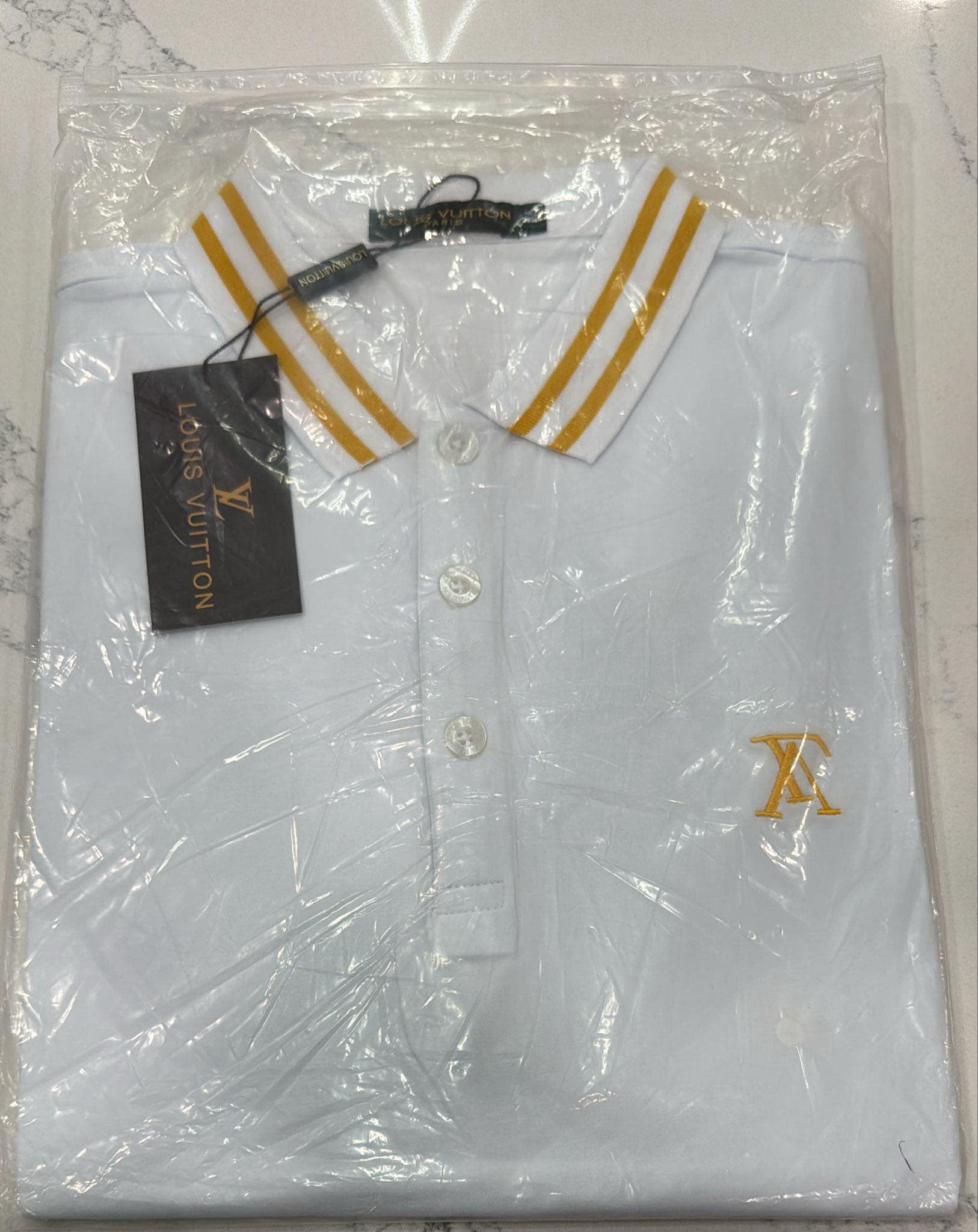 White LV Polo Shirts