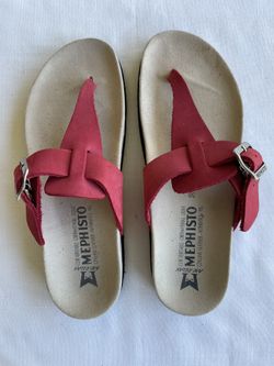 Mephisto Women’s Red Sandals   Size 38