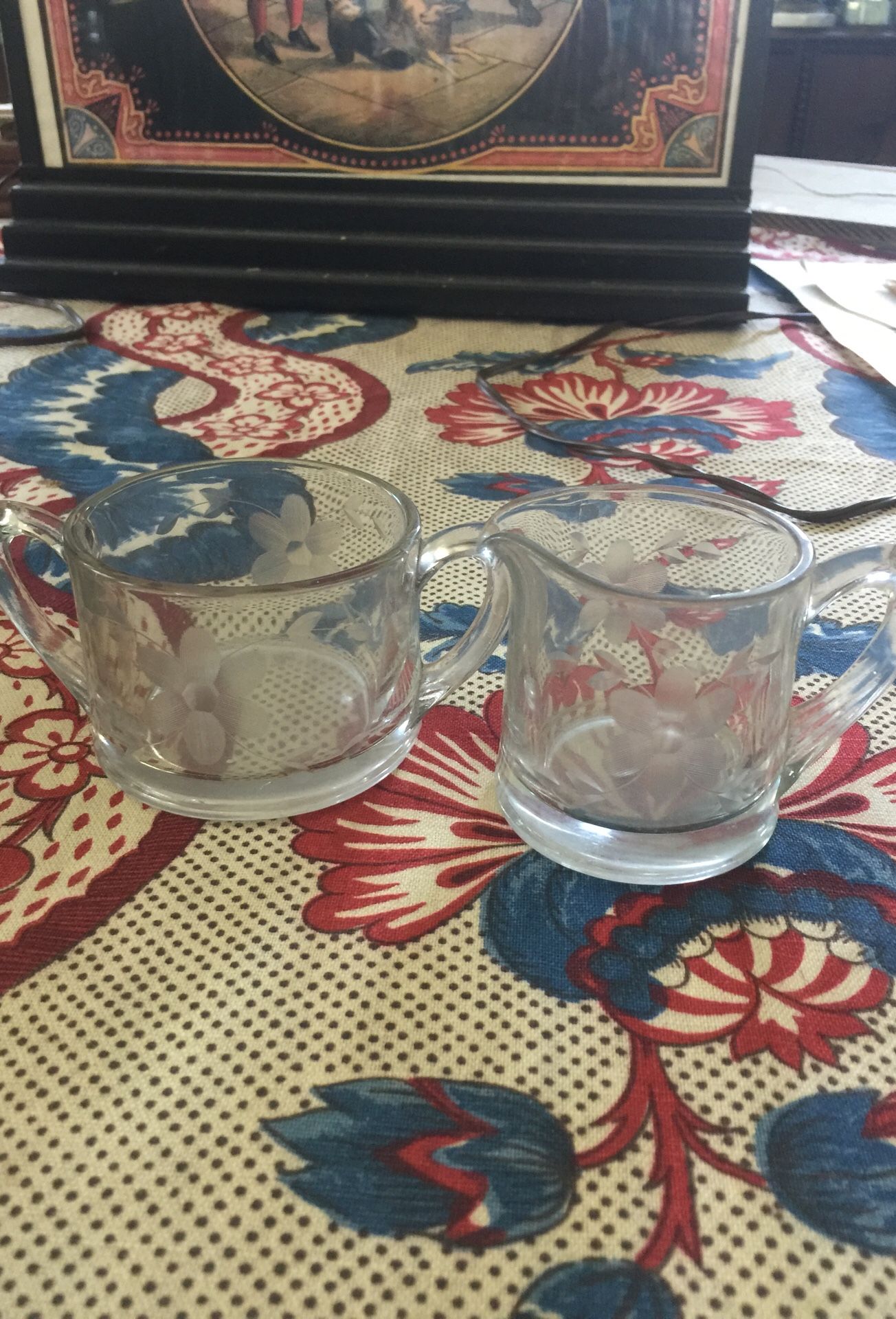 Antique sugar/ creamer Set