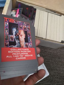 90s vintage T2 Terminator Trading Cards