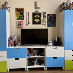 IKEA Kids Playroom Bedroom Storage Dressers & Wardrobe Closets perfect for toys and clothing