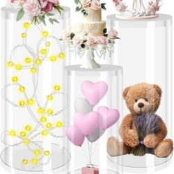 Clear Cylinder Stands 