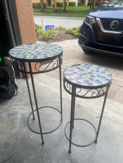 Small outdoor tables