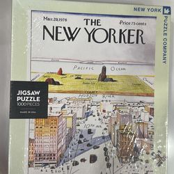 New Yorker Magazine Puzzle - View Of the World From 9th Avenue