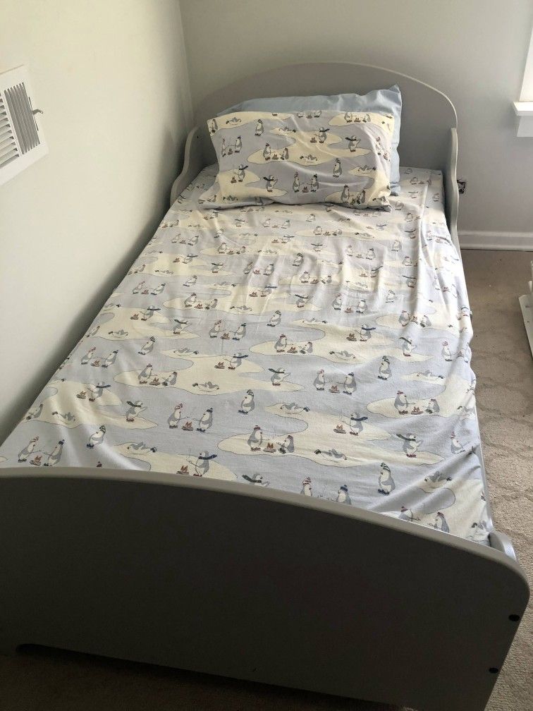 IKEA Trogen Extendable Twin Bed Frame and Slats