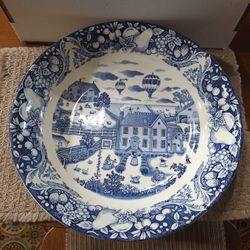 LARGE SANYEI SHALLOW BOWL - JAPAN