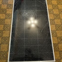 Eco-Worthy Cracked 195 Watt Bifacial Solar Panel ECOBM195W