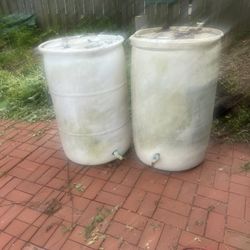 2 Rain Barrells 