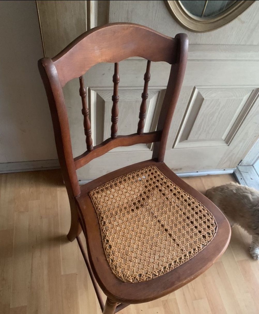 Antique Walnut Chair For Desk Or Makeup Table Or ?