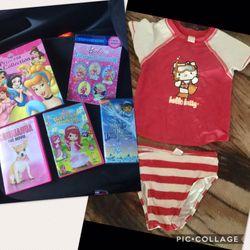 movies/books and swim suit