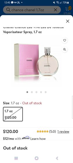 chanel chance perfume 1.7 oz