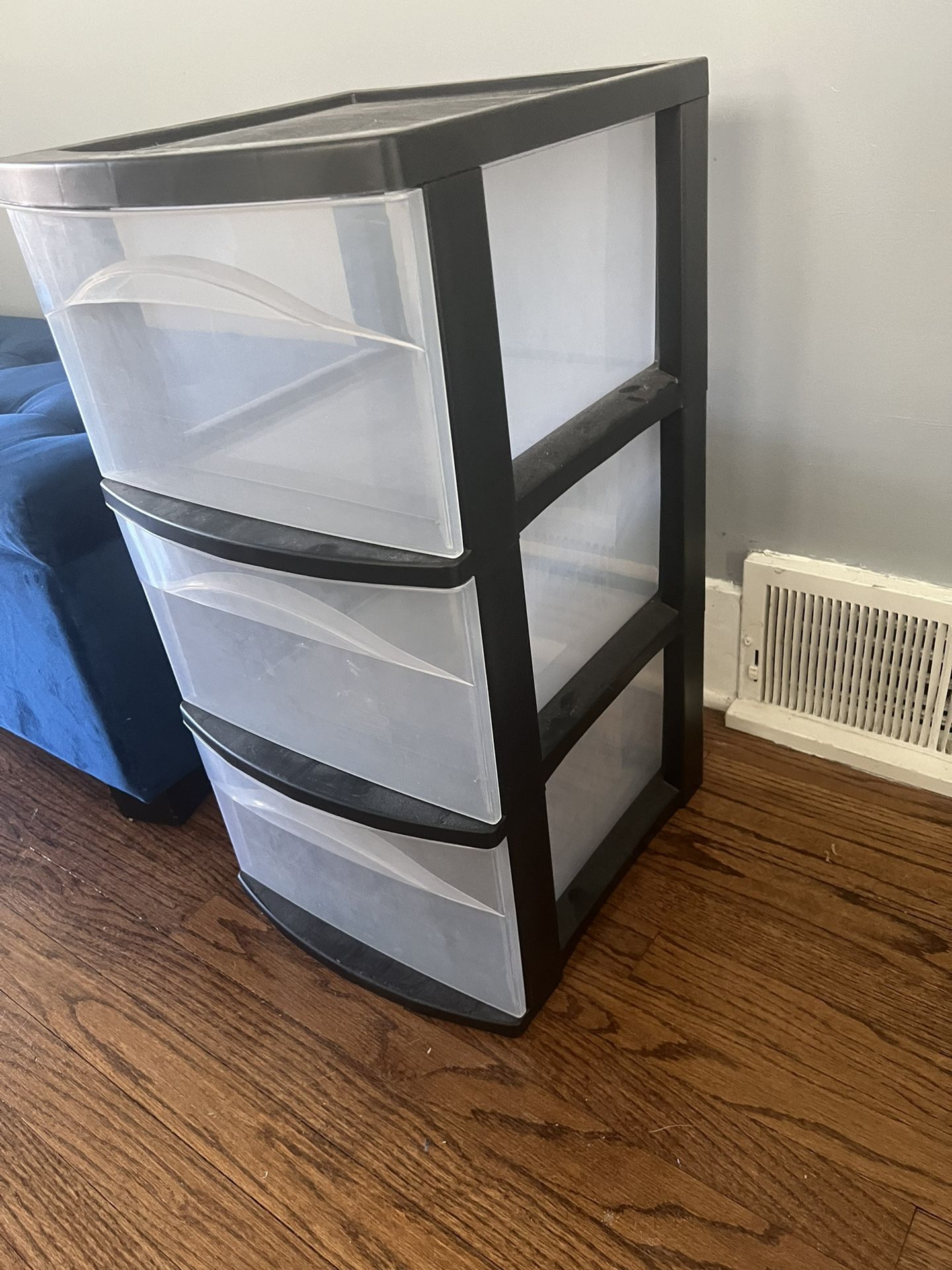 Plastic 3 Drawer Storage