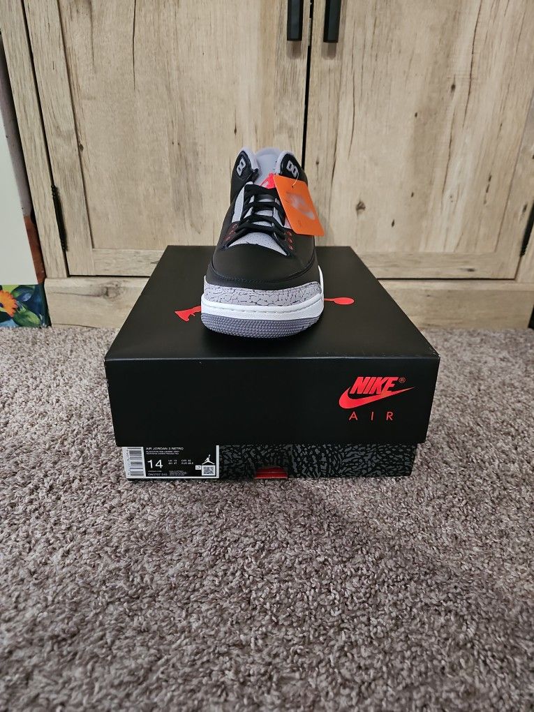Jordan 3 Black Cement