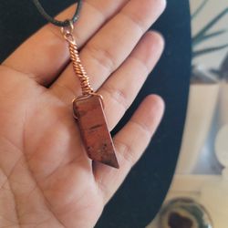 HUGE SALE 🔥🔥🔥🔥 HANDMADE Red Jasper pendant Necklace 