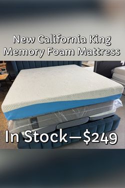 New California King Memory Foam Mattress