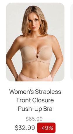 Push up bra front clasp (small)