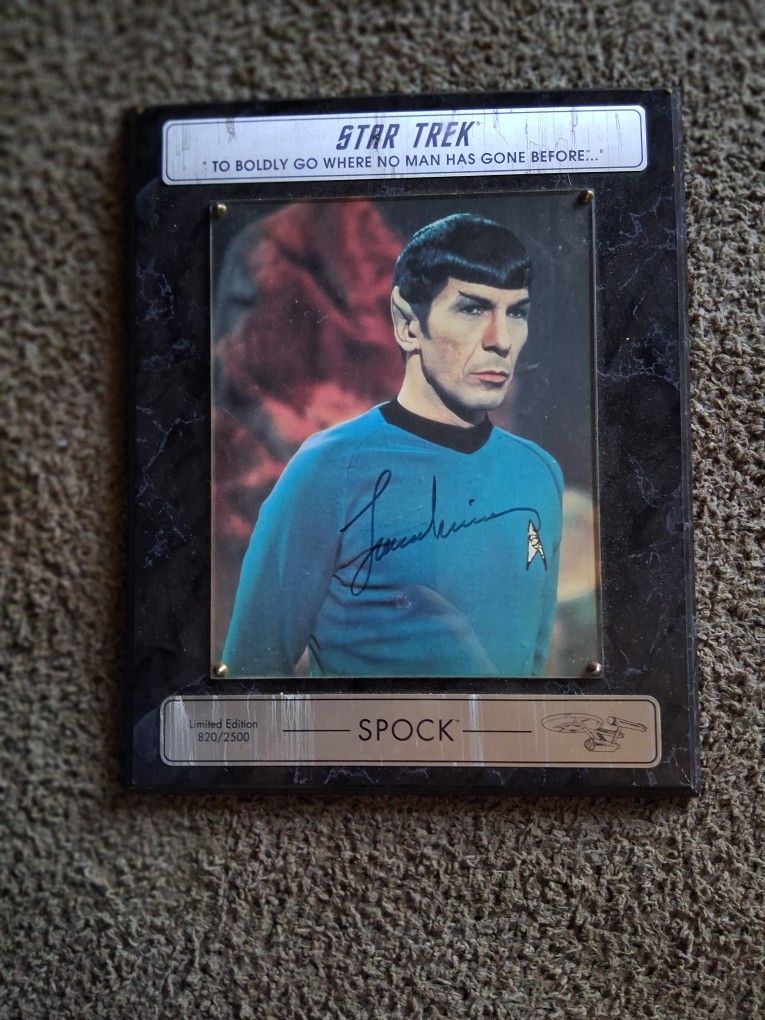 Spock With Autograph