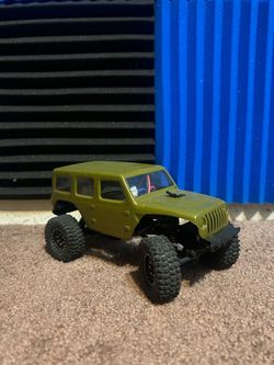 Scx24 jeep wrangler green