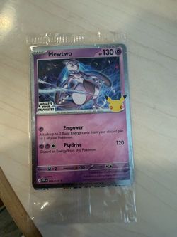 TARGET Mewtwo Pokemon 30th Anniversary Promo Card Exclusive 063/128 SEALED