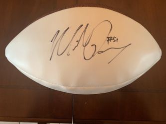 Mike Pouncey Autograph Football