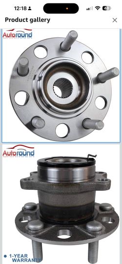 512333 4WD/AWD Rear Wheel Bearing and Hub Assembly Compatible with Compass Patriot 2007-2017, Dodge Caliber 2007-2008 5 Lug