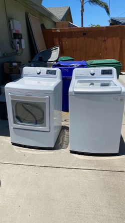 Washer dryer set LG direct drive true balance