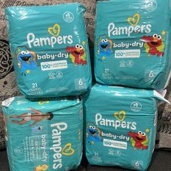 Pampers baby dry Size 6