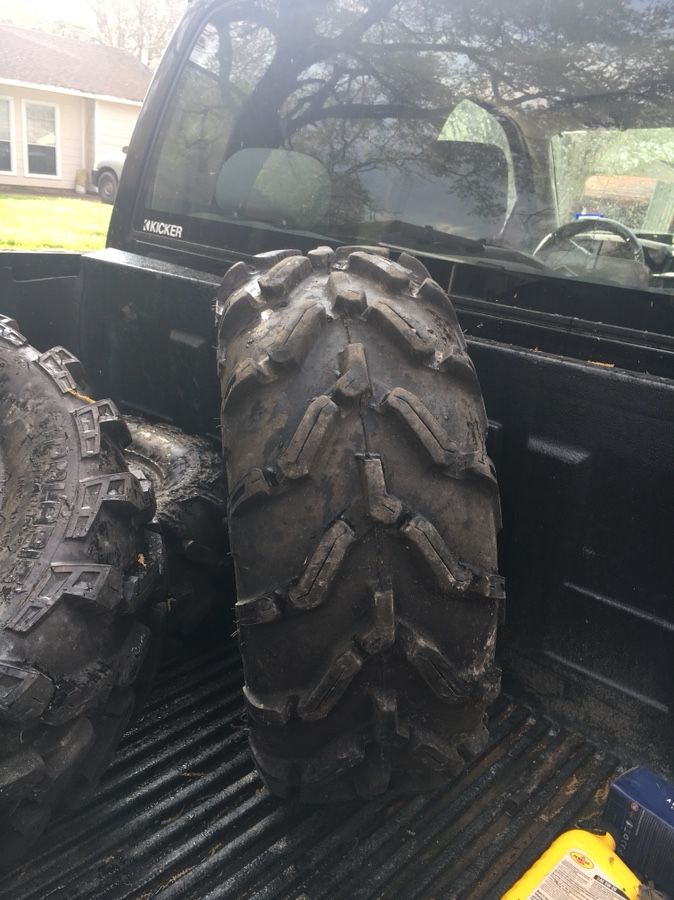 Polaris pxt tires (2) 26x9x12 (2) 26x11x12