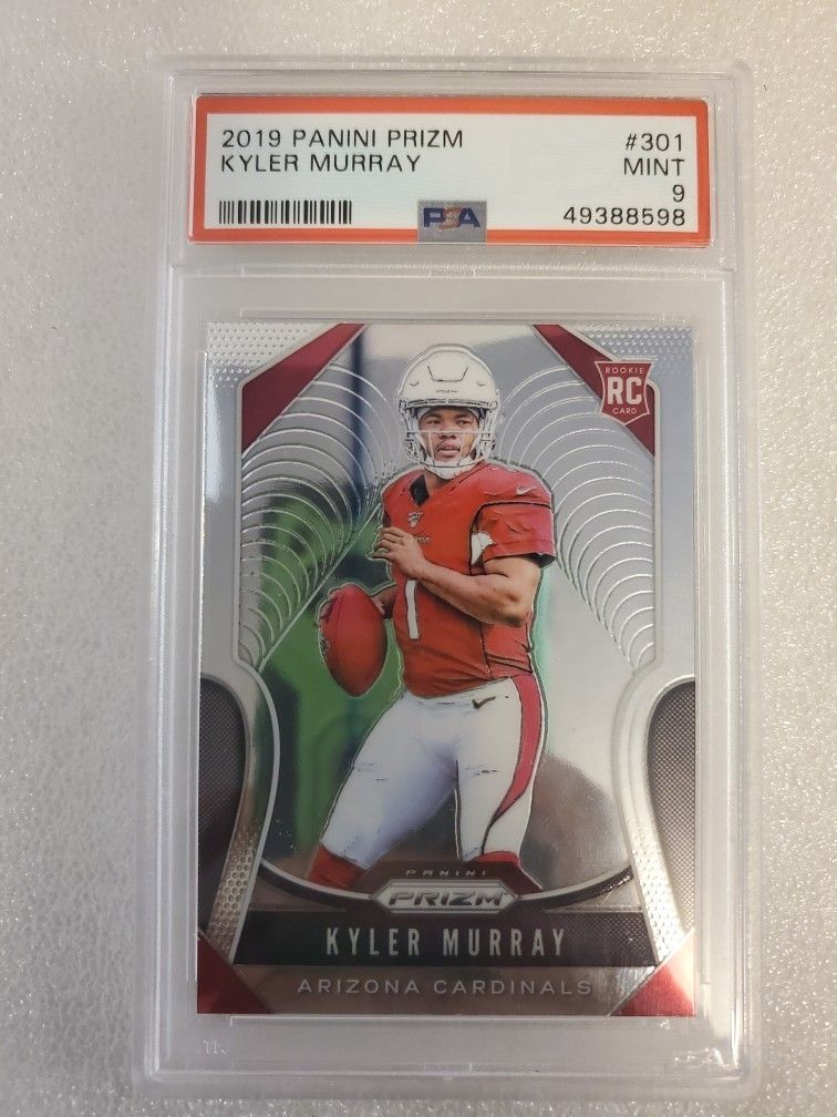 2019 Panini Prizm Kyler Murray Rookie RC #301 PSA 9 NM Football Trading Card 