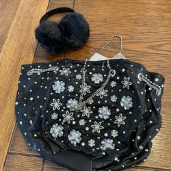NWT Unbranded Bling Purse With Ear Muffs