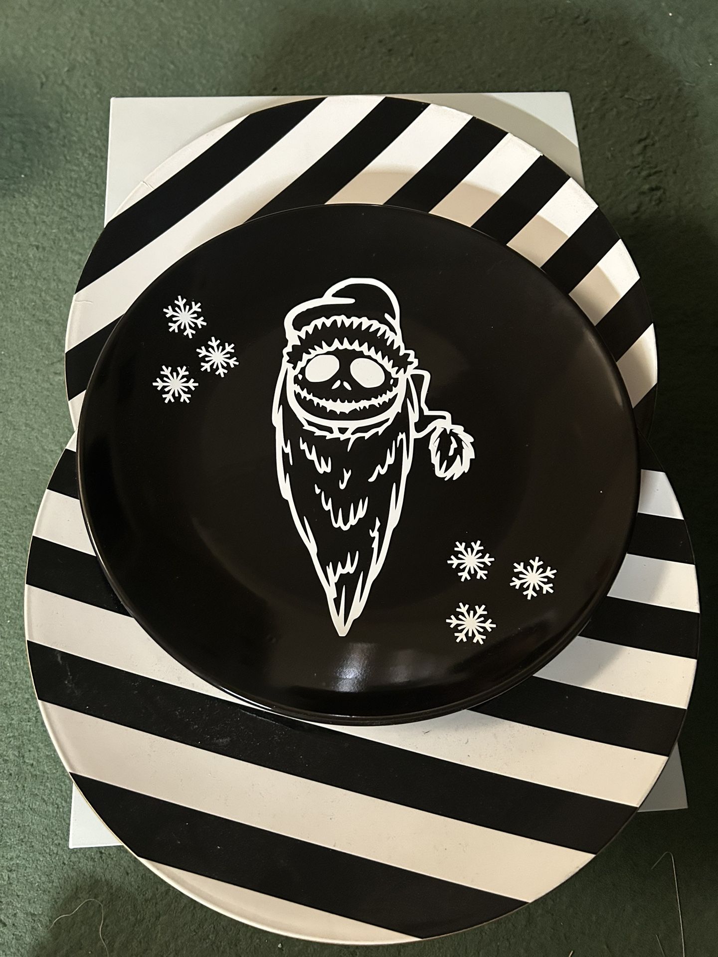 Nightmare Before Xmas Plates