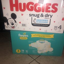 Size 3 & 4 Pampers $15 Each