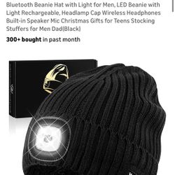 Bluetooth Hat With Light 