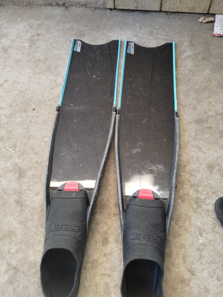 Carbon Fiber Freediving Fins . Spearfishing Lobster Diving Scuba Riffe