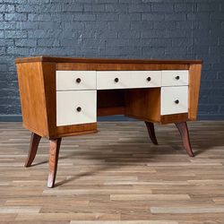 Mid-Century Modern Two-Tone Lacquered Writing  Desk, c.1960’s- Delivery Available 
