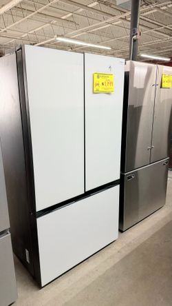 WHITE SAMSUNG BESPOKE REFRIGERATOR