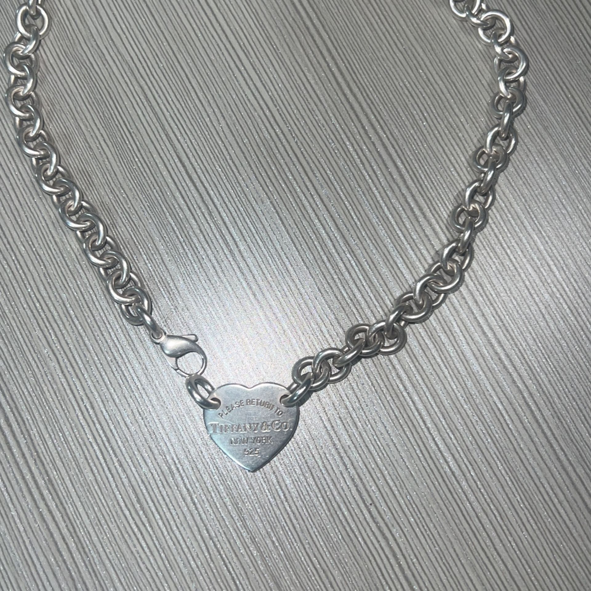 Tiffany & Co Heart Tag Necklace