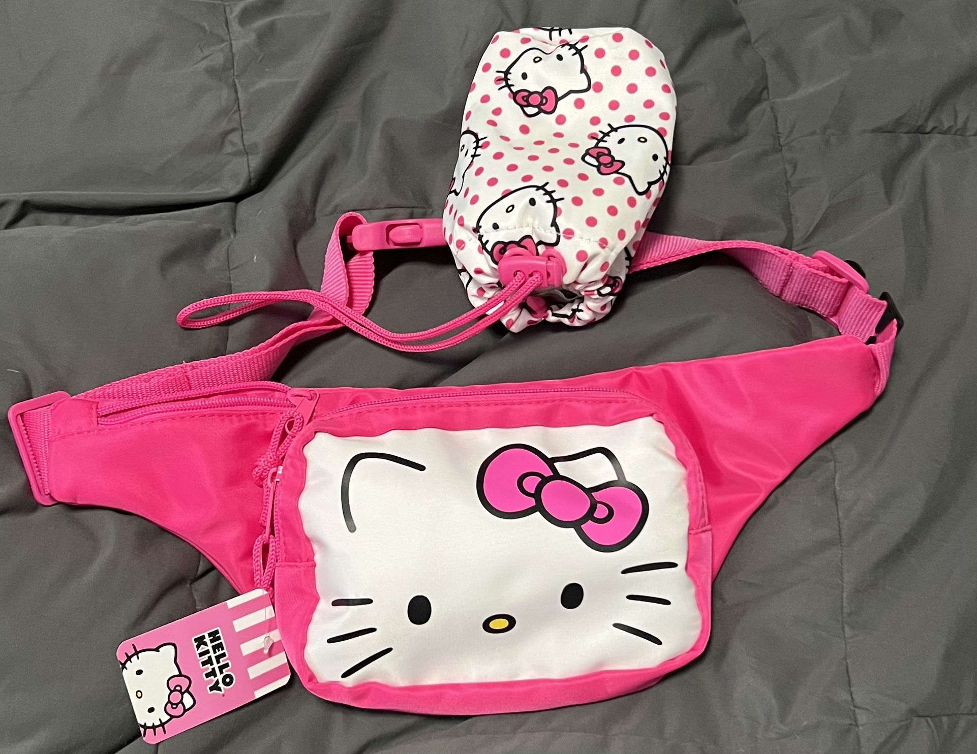 Hello Kitty Fanny Pack /Crossbody/Waist-Bag With Bottle Holder