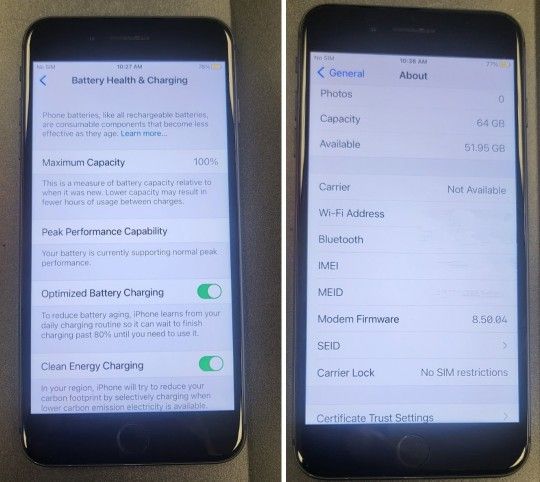 iPhone 8Plus 64GB LTE Global Unlocked Verizon/Spectrum/T-Mobile/AT&T/Boost/Metro/Consumer/TracFone