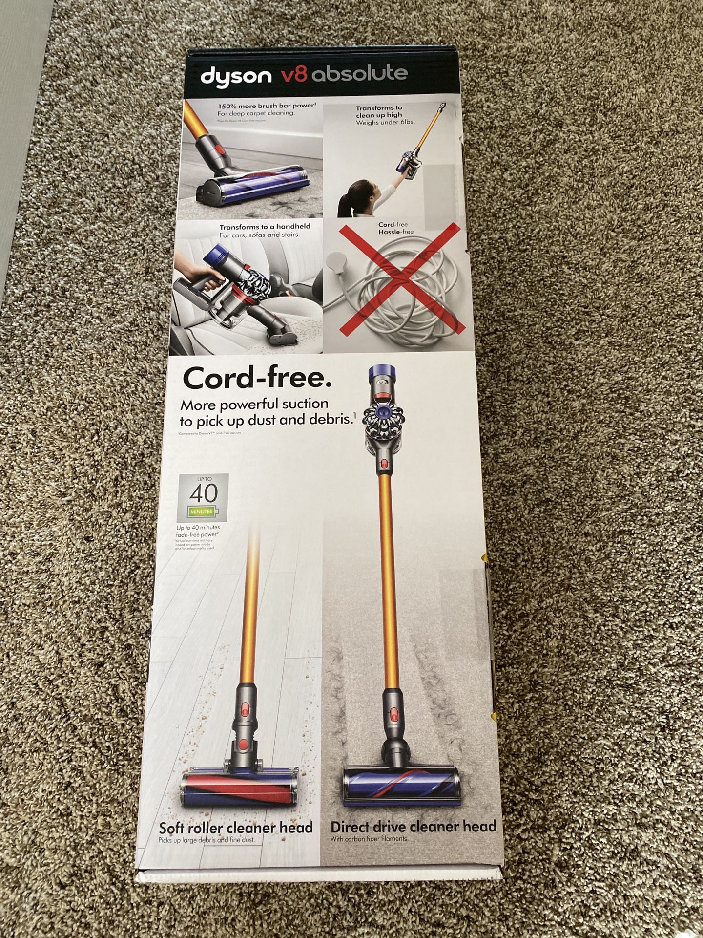 Dyson V8 Absolute Cordless Vacuum BRAND NEW