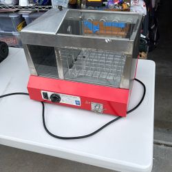 Star Manufacturing Model 35s Hotdog Steamer And Bun Warmer