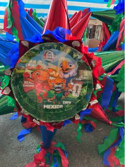 FIFA world cup soccer Mexico 3D star pinata