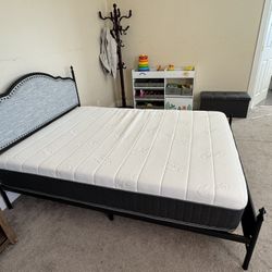 Full Size bed Frame And Mattress 