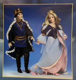 Danbury Mint collectible doll bundle by Judy Belle featuring Cinderella and Prince Charming