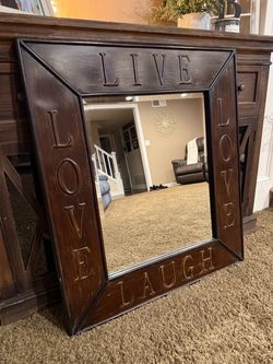 Live laugh love mirror