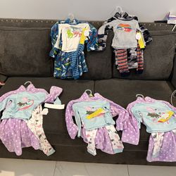 Pijamas De Niño Y Niña $15 El Juego 